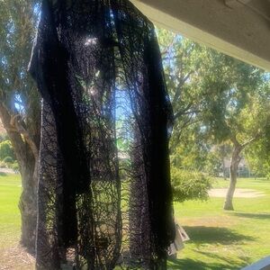 Elegant Black Lace Women's Top